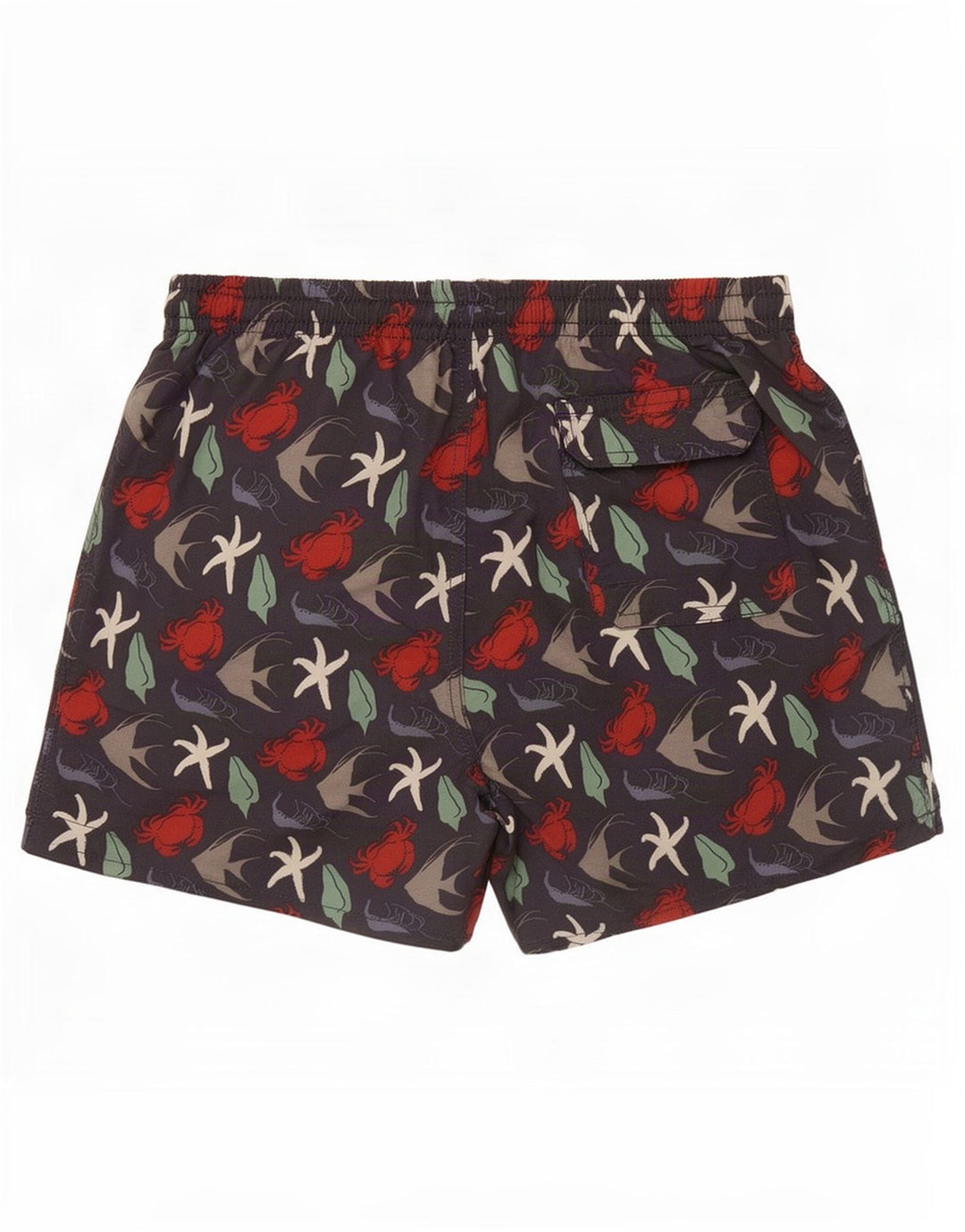 Bañador con estampado abstracto Scout para hombre, tamaño mediano, azul marino, poliamida
