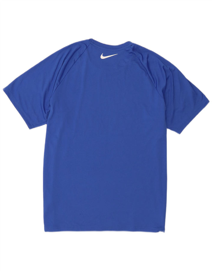 Nike Dri Fit Graphic Camiseta para hombre, talla grande, azul