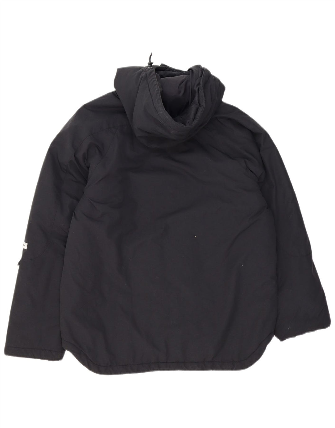 Champion Chaqueta Acolchada Con Capucha Para Mujer UK 46 Grande Poliéster Negro