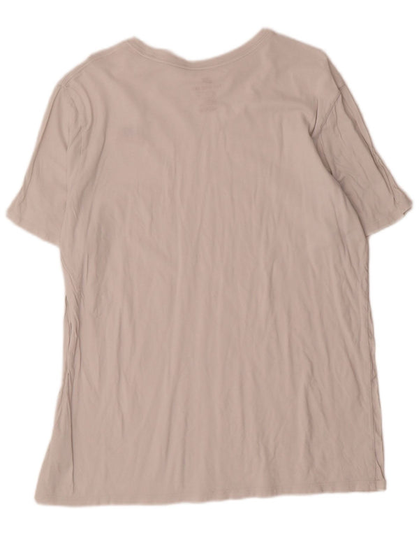 Nike Camiseta de corte atlético para hombre Top XL Algodón blanco