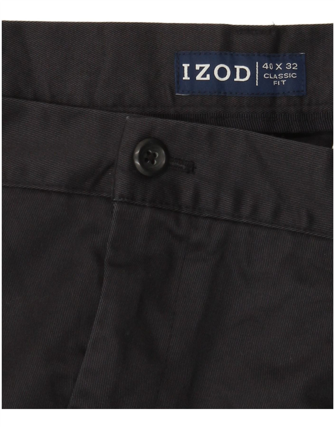 IZOD Pantalones cortos de corte clásico para hombre W40 L25 Azul marino