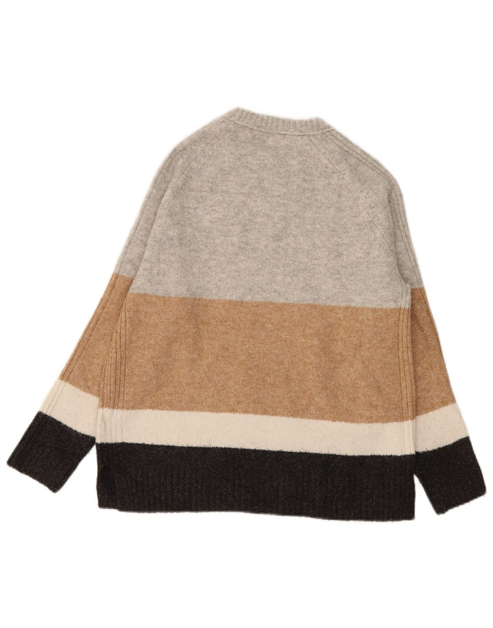 Marks & Spencer Suéter de cuello redondo para mujer UK 44 Gris medio