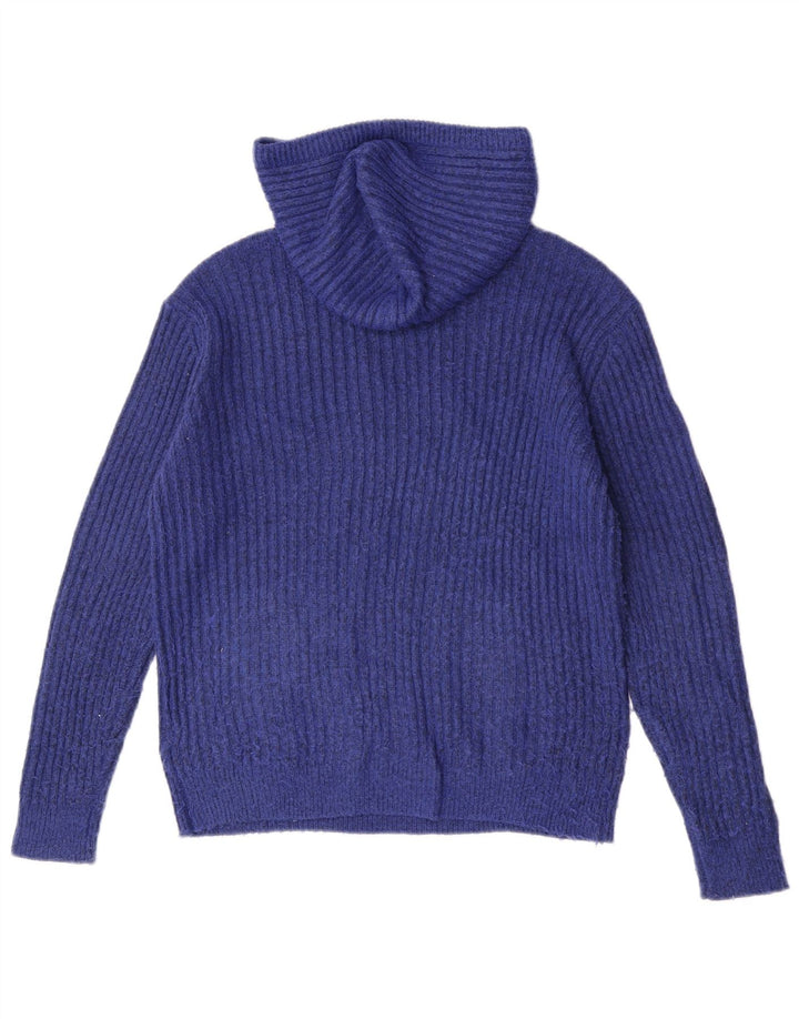 Marks & Spencer Suéter con capucha para mujer UK 44 Medio azul moteado