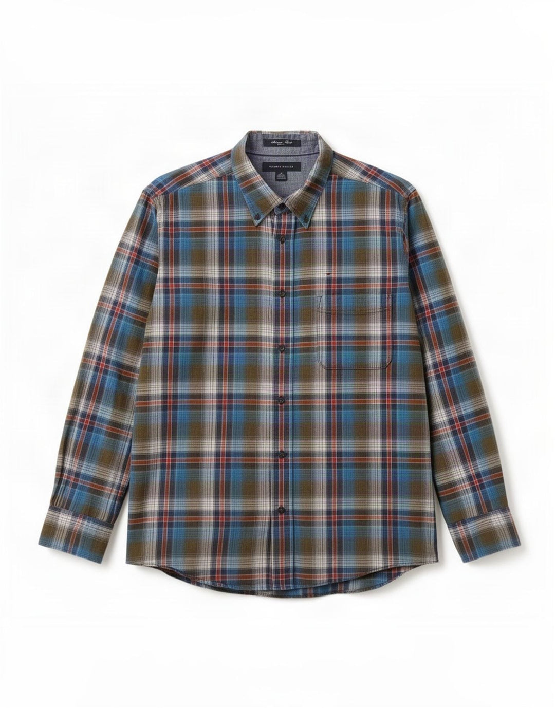 Camisa Tommy Hilfiger Hombre Mediana A Cuadros Multicolor