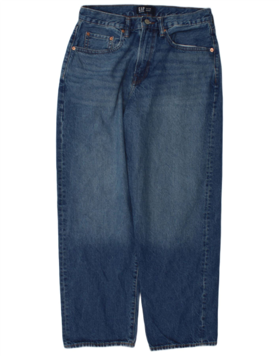 Vaqueros holgados para mujer Gap W29 L30 Algodón azul marino