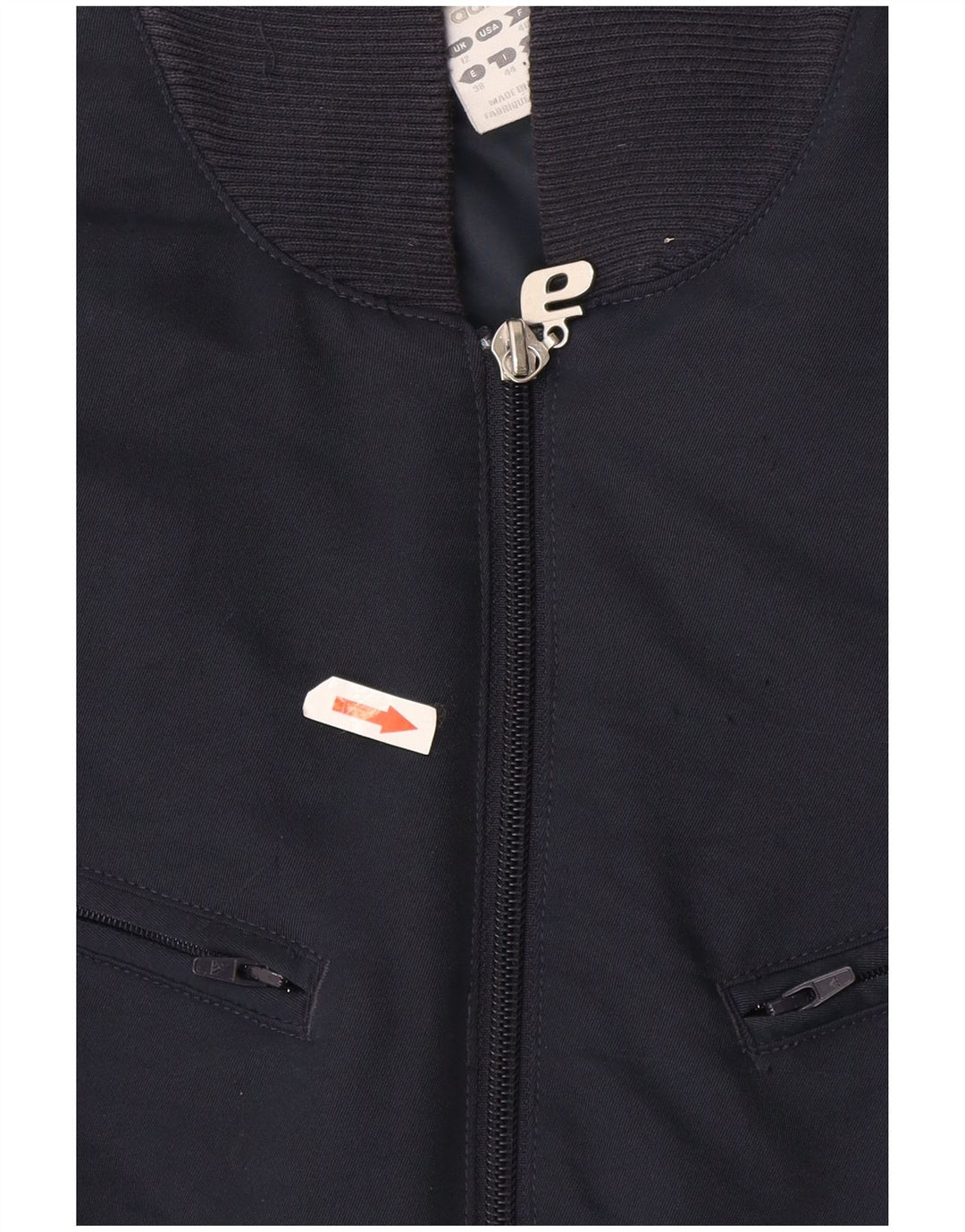 Adidas - Chaqueta bomber gráfica para mujer, Reino Unido 12, poliéster azul marino mediano