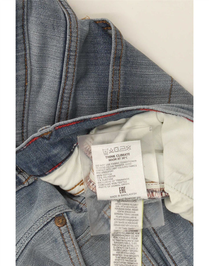 Marks & Spencer Vaqueros ajustados para hombre W34 L31 Algodón azul