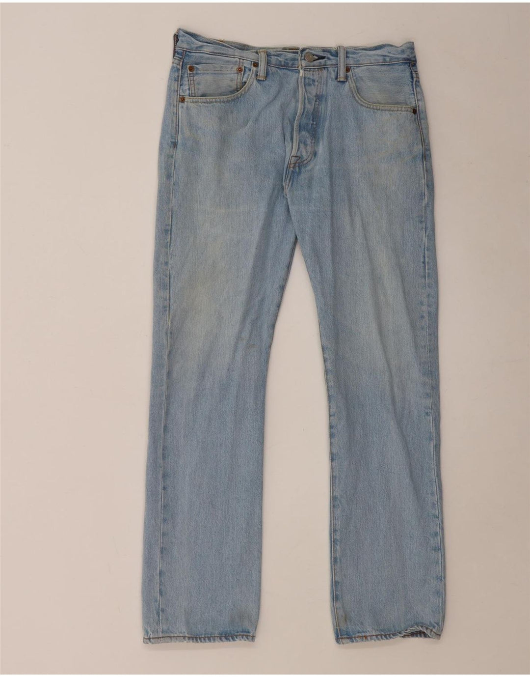 Levi's Hombre 501 Vaqueros Rectos W32 L30 Algodón Azul