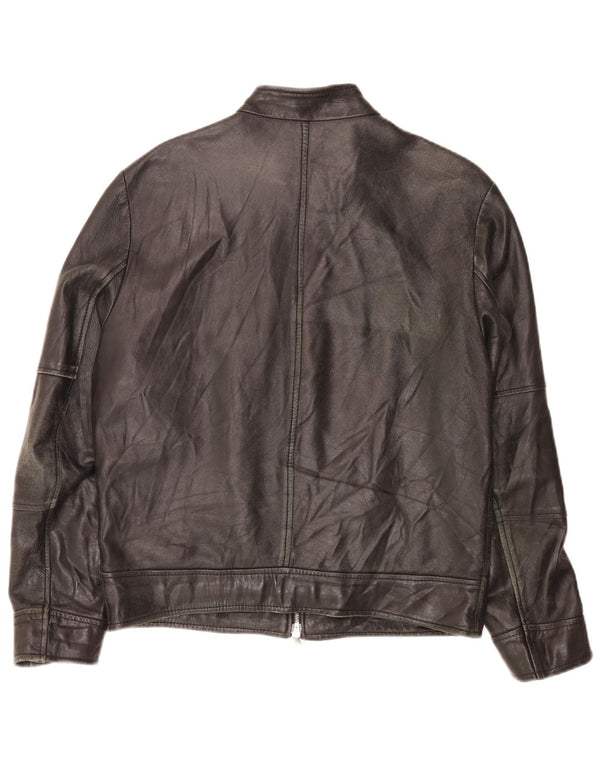Bata Chaqueta Bomber De Cuero Para Hombre IT 50 Medium Black