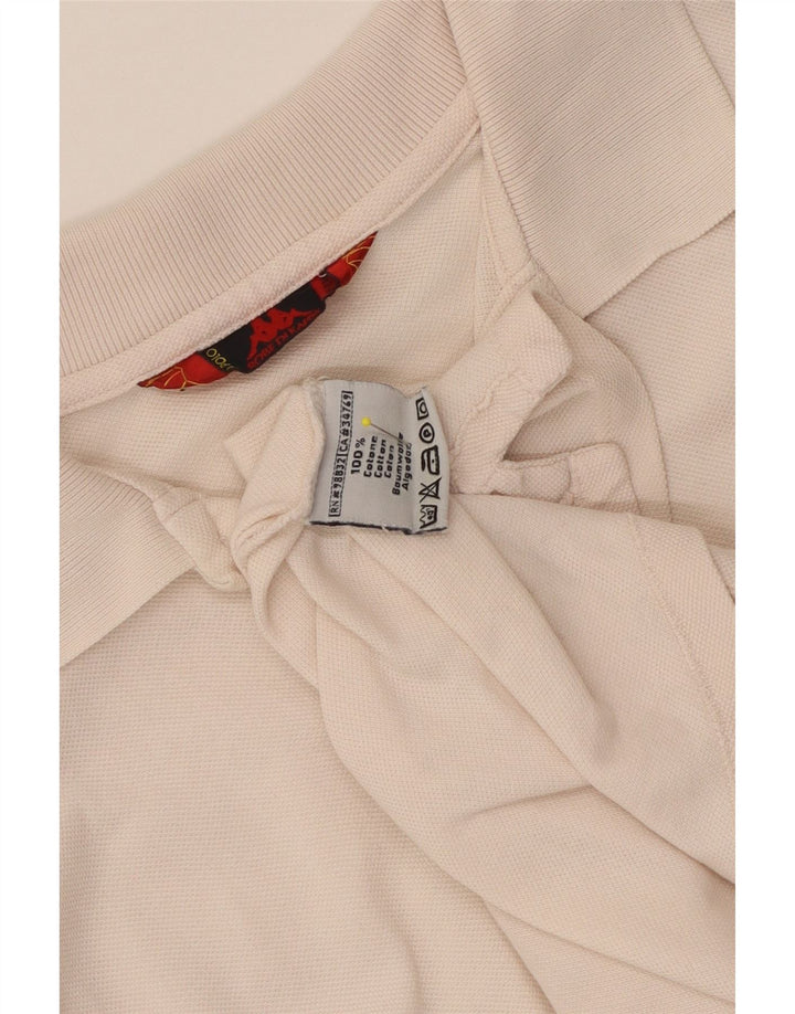 Polo Kappa Hombre Algodón Beige Medio