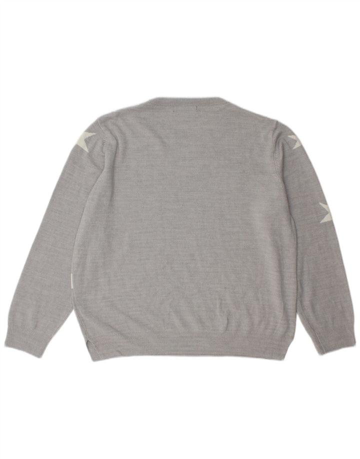Marks & Spencer - Jersey de cuello redondo para mujer, talla 40, color gris