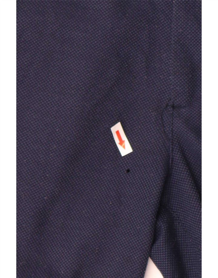 Zara Hombre Chino Shorts Medium W31 Poliéster Azul Marino