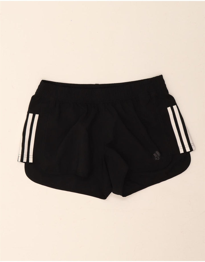 Adidas Mujer Climalite Sport Shorts UK 12/14 Mediano Negro Poliéster