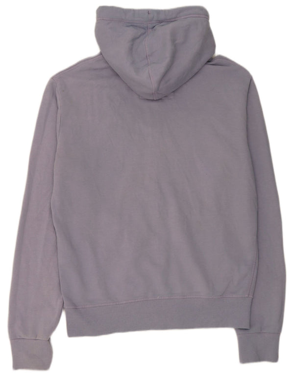 Superdry Suéter con capucha y cremallera gráfica para mujer Reino Unido 46 Algodón azul grande