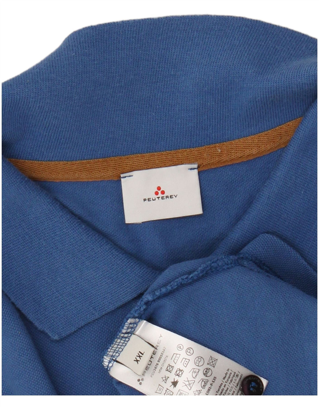 PEUTEREY Polo Niño 15-16 Años 2XL Azul Algodón