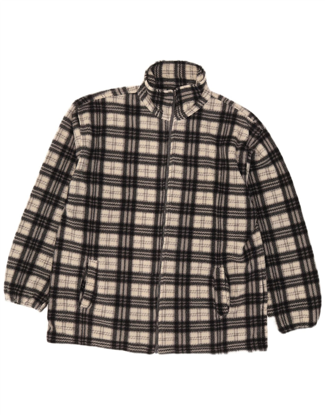 Chaqueta polar Extreme para hombre UK 44 2XL Poliéster a cuadros beige