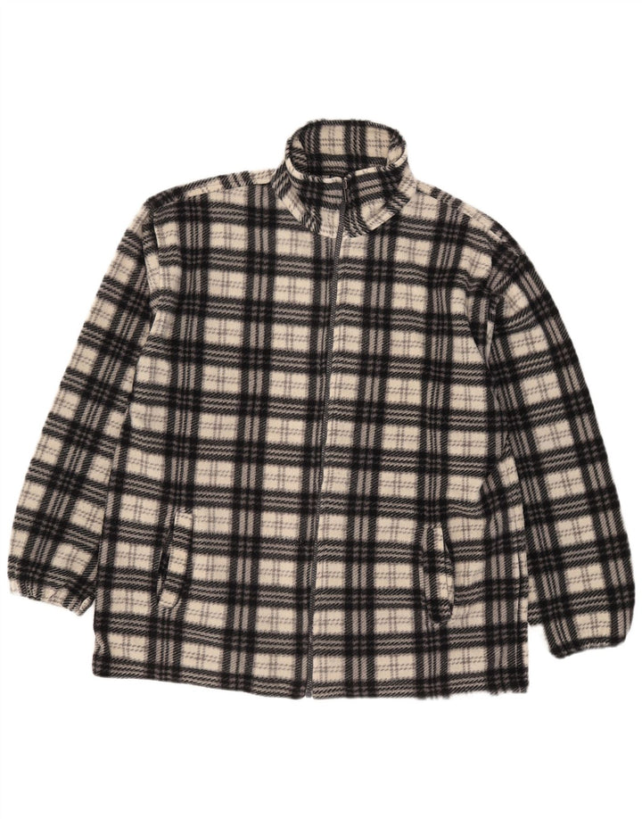 Chaqueta polar Extreme para hombre UK 44 2XL Poliéster a cuadros beige