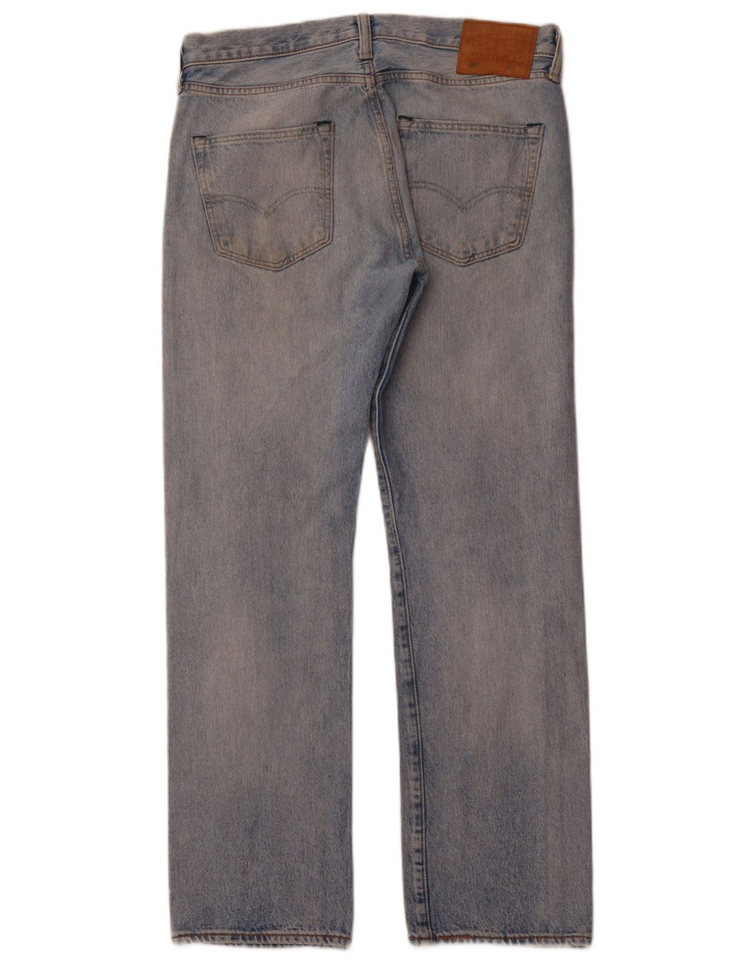 LEVI'S Jeans rectos 501 para hombre W32 L30 Algodón azul