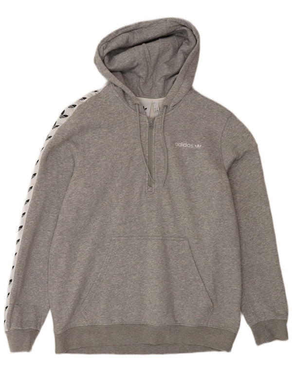 Adidas - Sudadera con capucha para mujer, talla grande, color gris
