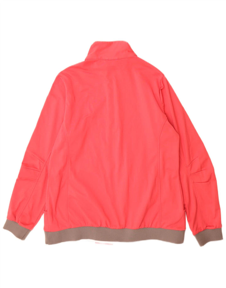 CHAMPION Mujer NY Rochester Chándal Top Chaqueta UK 16 Grande Rosa