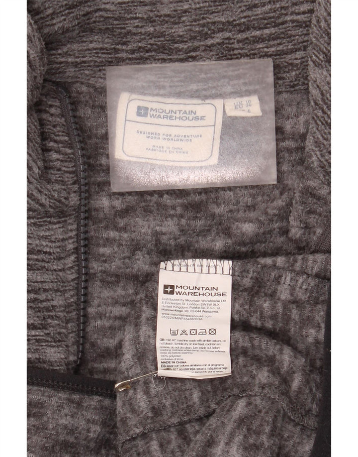 Chaqueta polar extragrande para mujer de Mountain Warehouse UK 40 Small Grey Moteado