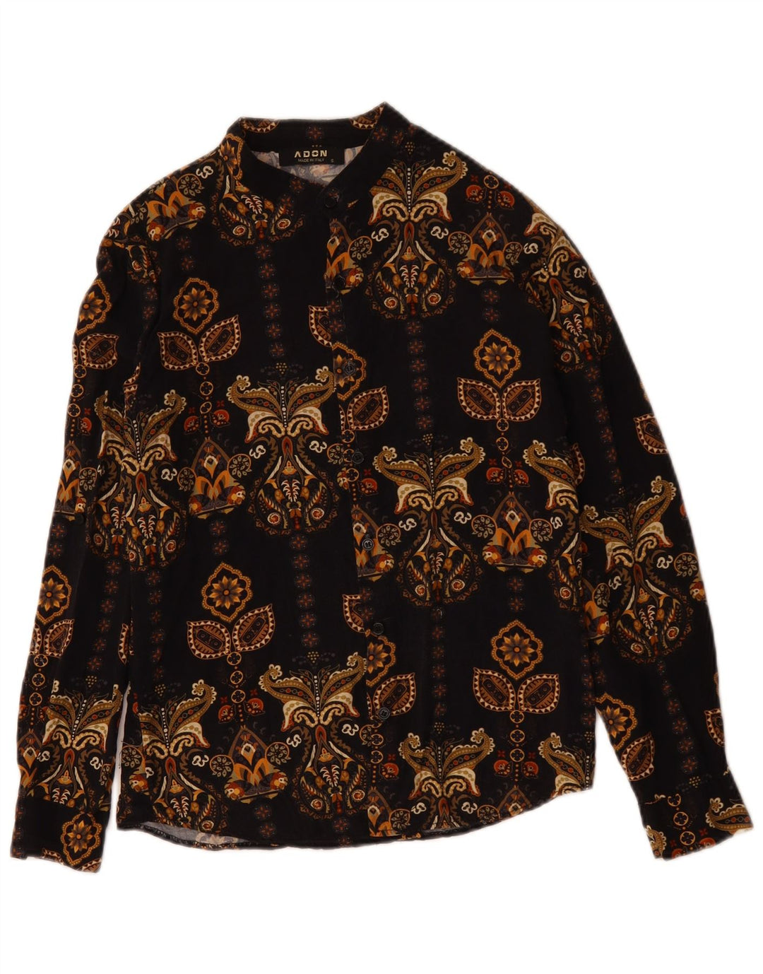 ADON Camisa Hombre Small Black Paisley