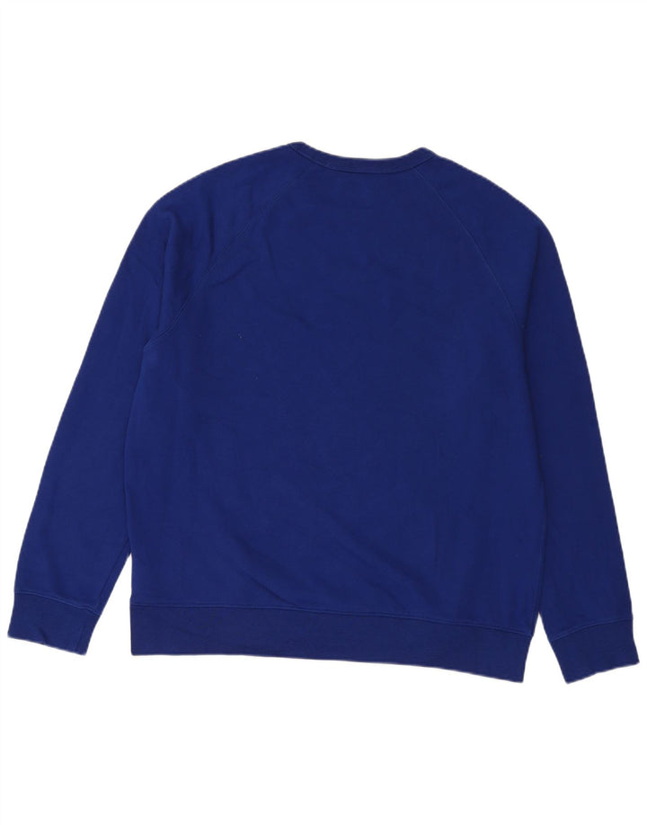 Marks & Spencer - Sudadera para hombre, talla grande, algodón azul