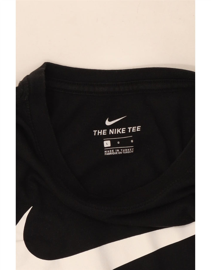 Nike - Camiseta gráfica para hombre, talla grande, color negro