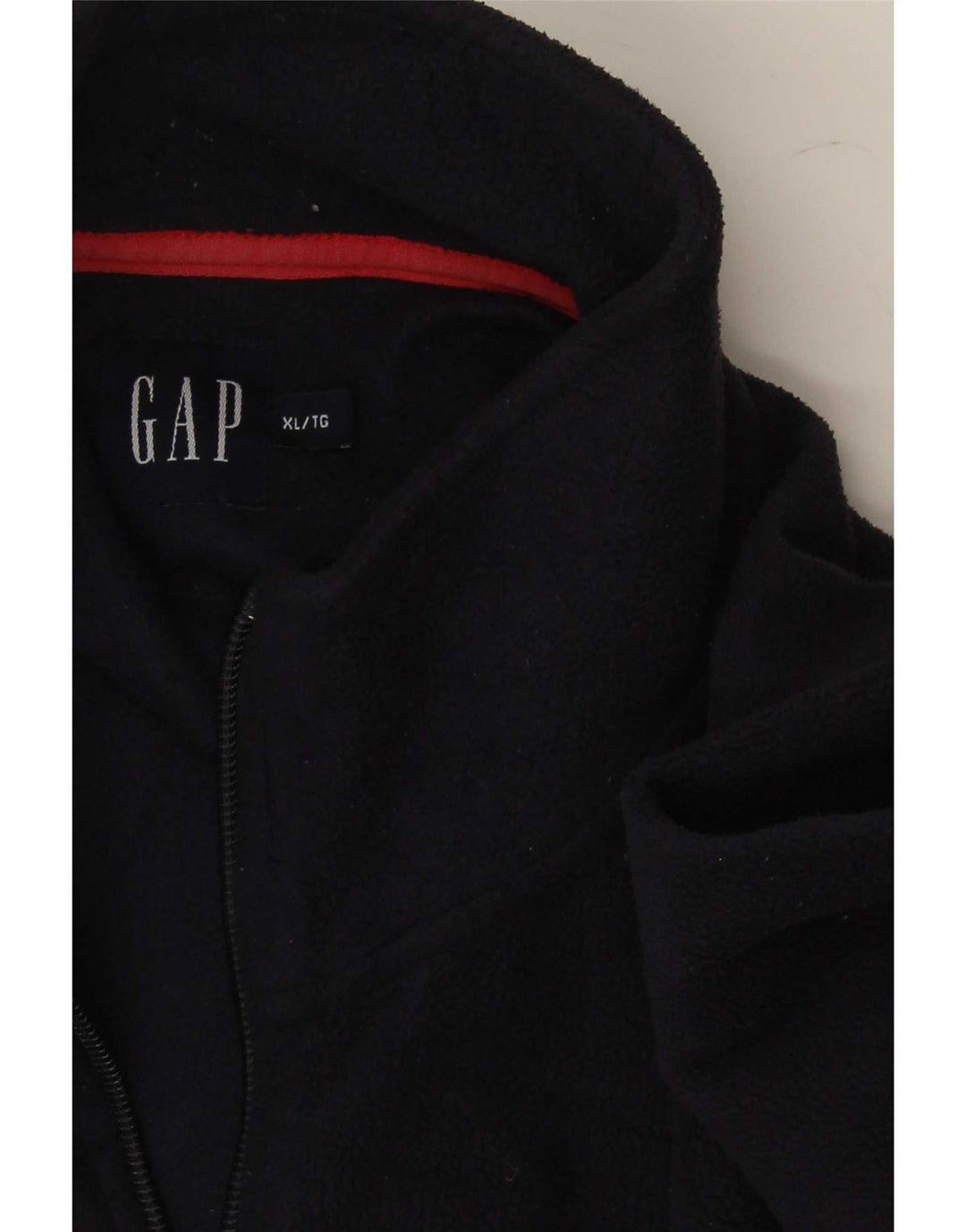 Gap Jersey De Forro Polar Con Cremallera Y Cuello Para Hombre XL Azul Marino
