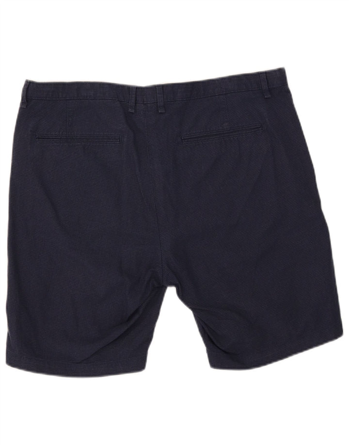 Pantalones cortos chinos Calvin Klein para hombre W36 Large Navy Blue Check