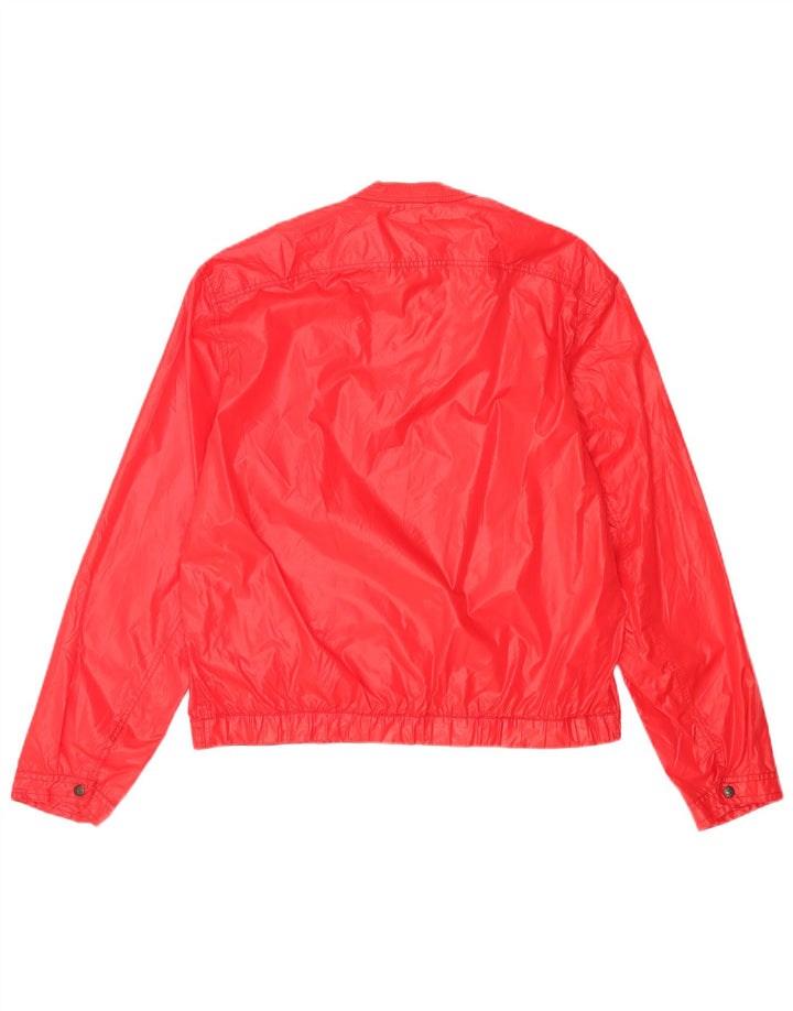 Vintage mujer bombardero chaqueta Reino Unido 18 XL rojo