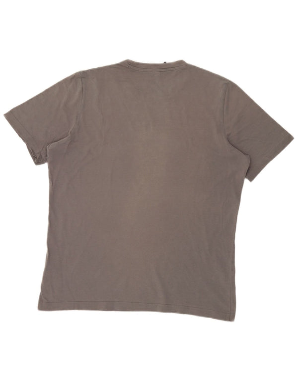 Camiseta Adidas Hombre Top Algodón Gris Medio