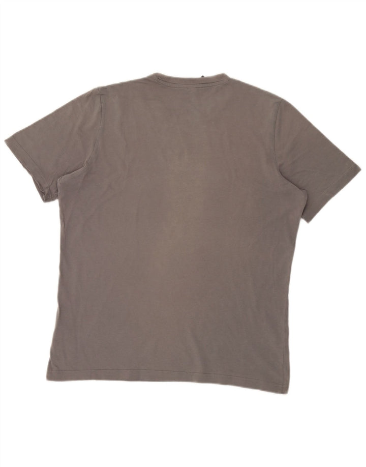 Camiseta Adidas Hombre Top Algodón Gris Medio