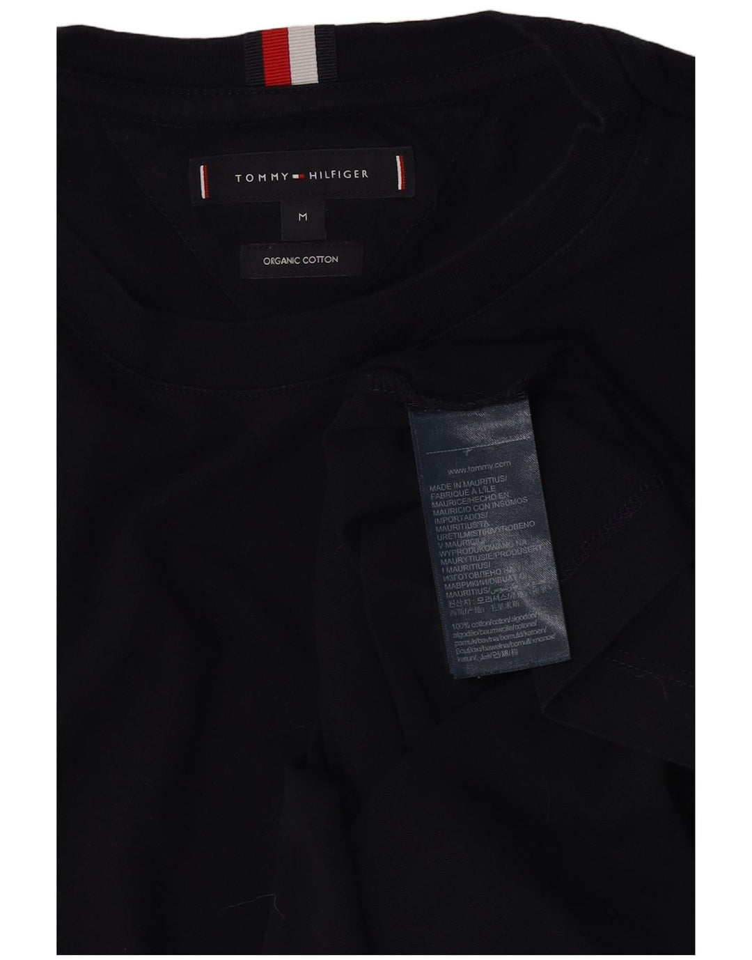 Camiseta Tommy Hilfiger Hombre Algodón Azul Marino Mediano