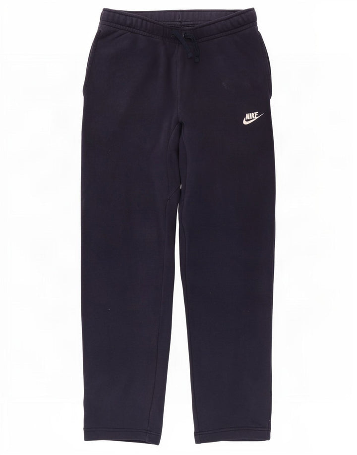 Nike - Pantalones de chándal para hombre, talla pequeña, algodón azul marino