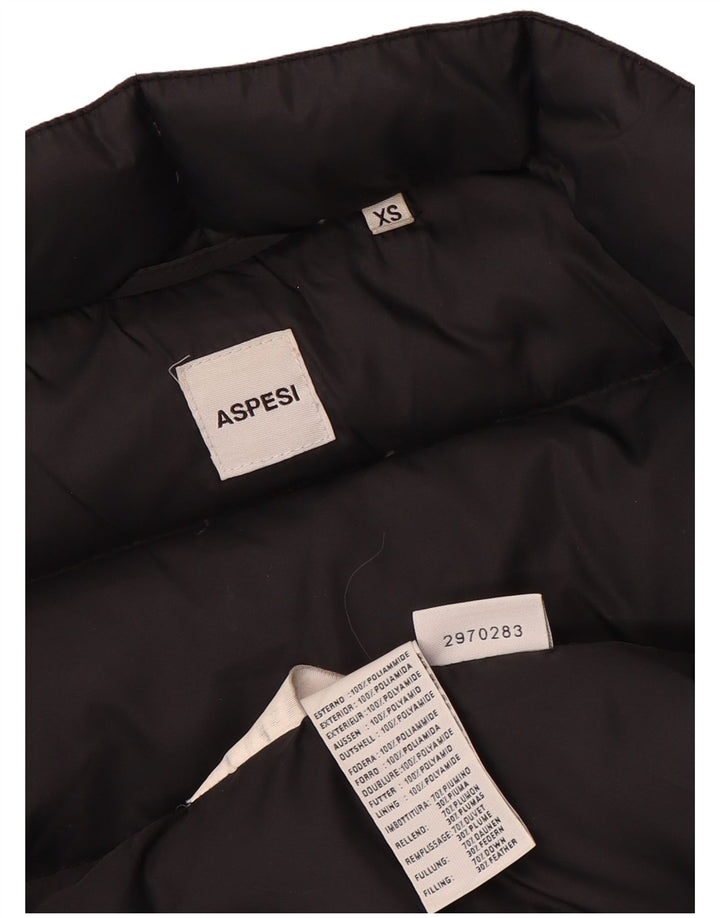 Aspesi Chaleco acolchado para mujer UK 6 XS Poliamida negra