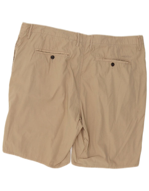 Musto Pantalones cortos chinos para hombre W40 XL Algodón beige