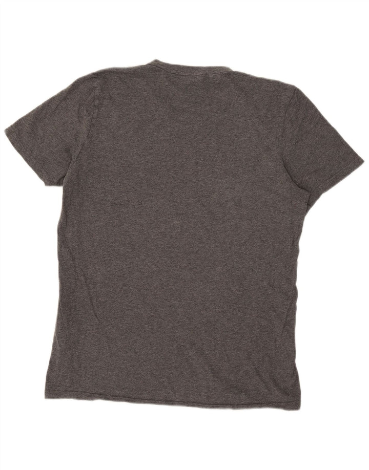 Camiseta Adidas Hombre Top Algodón Gris Medio
