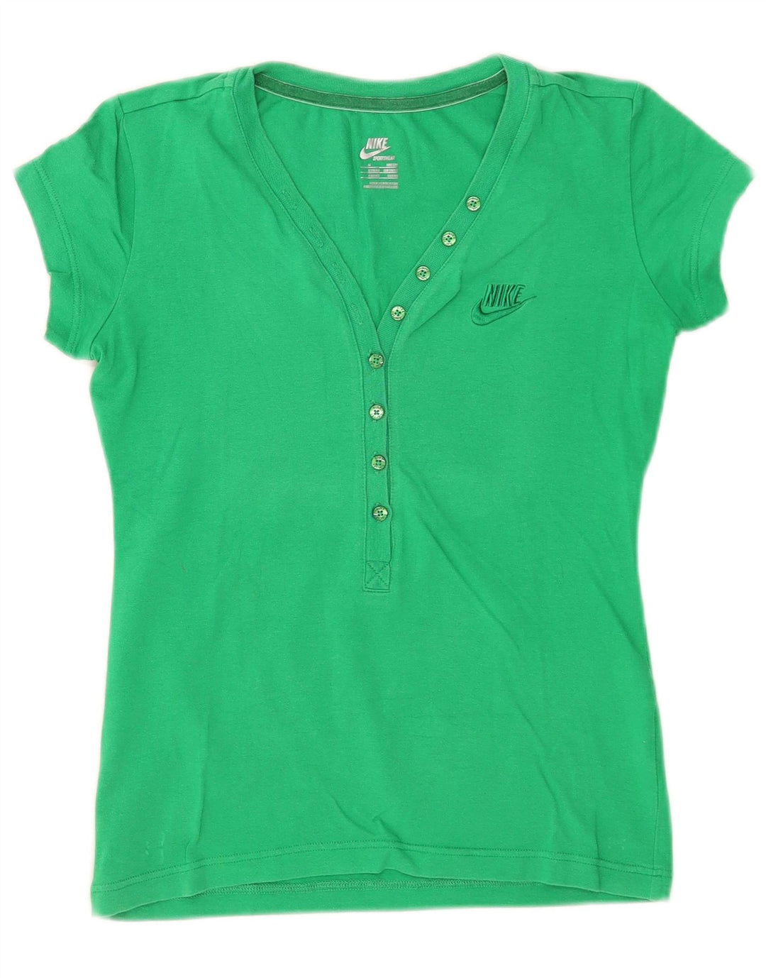 Nike - Camiseta para mujer (talla 40), color verde medio