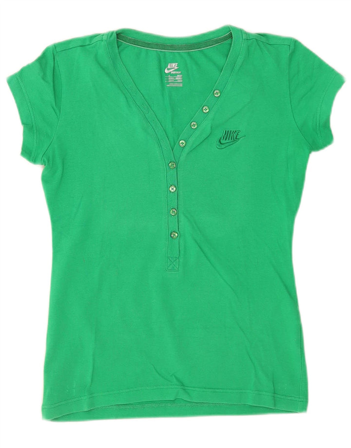 Nike - Camiseta para mujer (talla 40), color verde medio