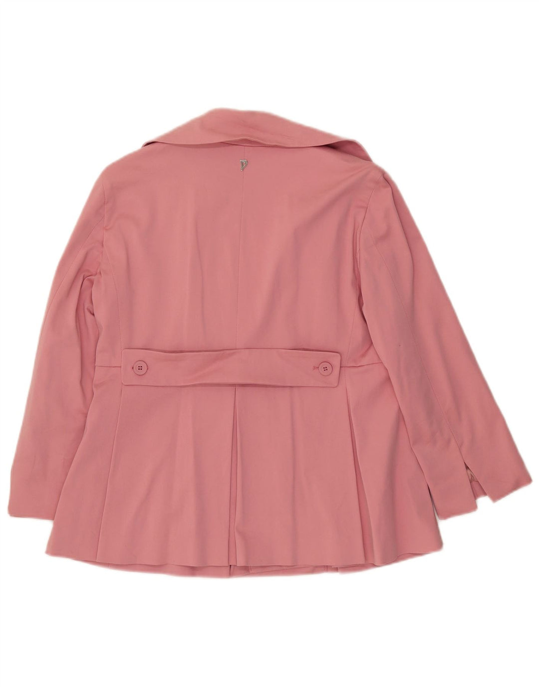 Dondup Chaqueta tipo blazer con doble botonadura para mujer IT 46 Large Pink Cotton