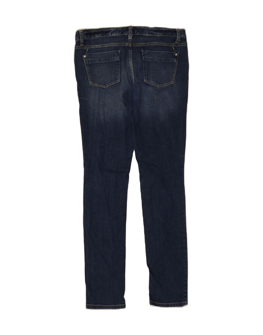 MOSSIMO Womens Skinny Jeans US 8 Medium W34 L33 Navy Blue Cotton Vintage Mossimo and Second-Hand Mossimo from Messina Hembry 