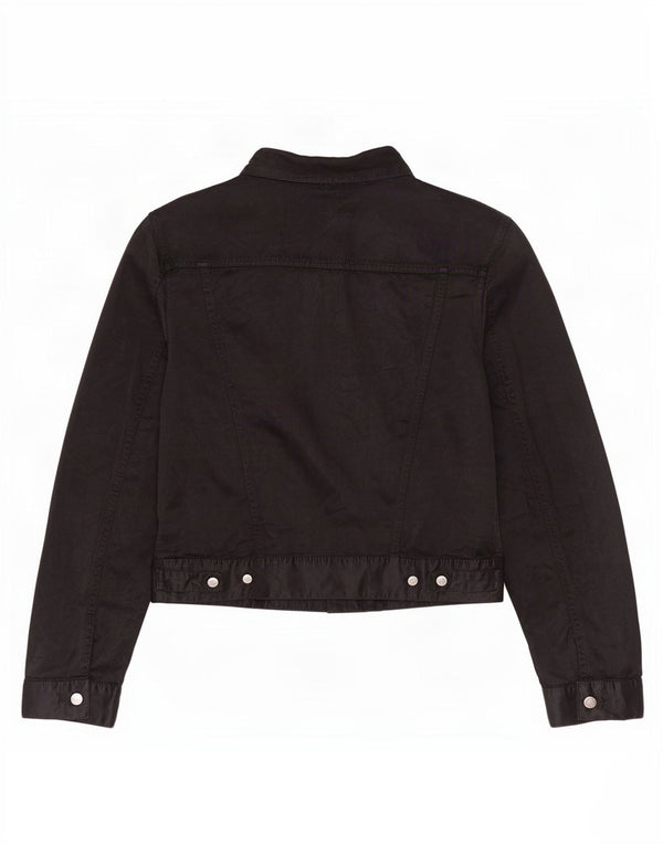 Diesel Chaqueta utilitaria para mujer UK 40 XL Algodón negro