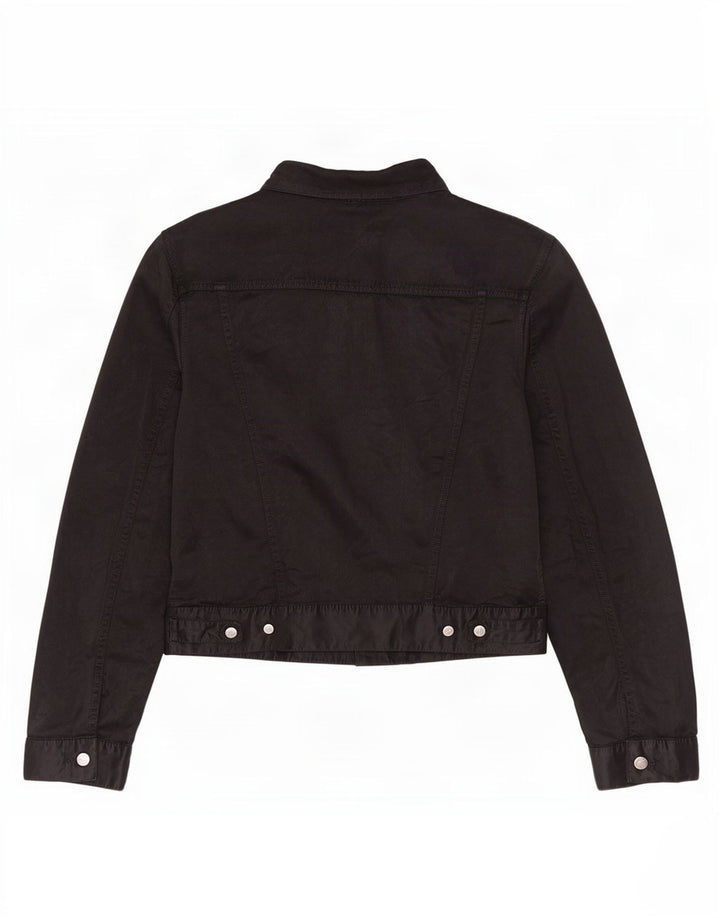 Diesel Chaqueta utilitaria para mujer UK 40 XL Algodón negro