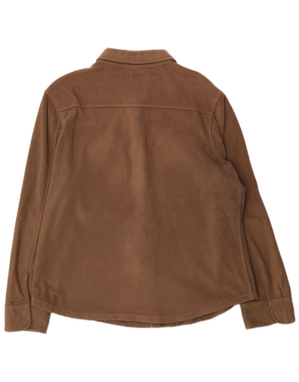 Marks & Spencer Camisa polar para mujer UK 44 Grande Poliéster beige