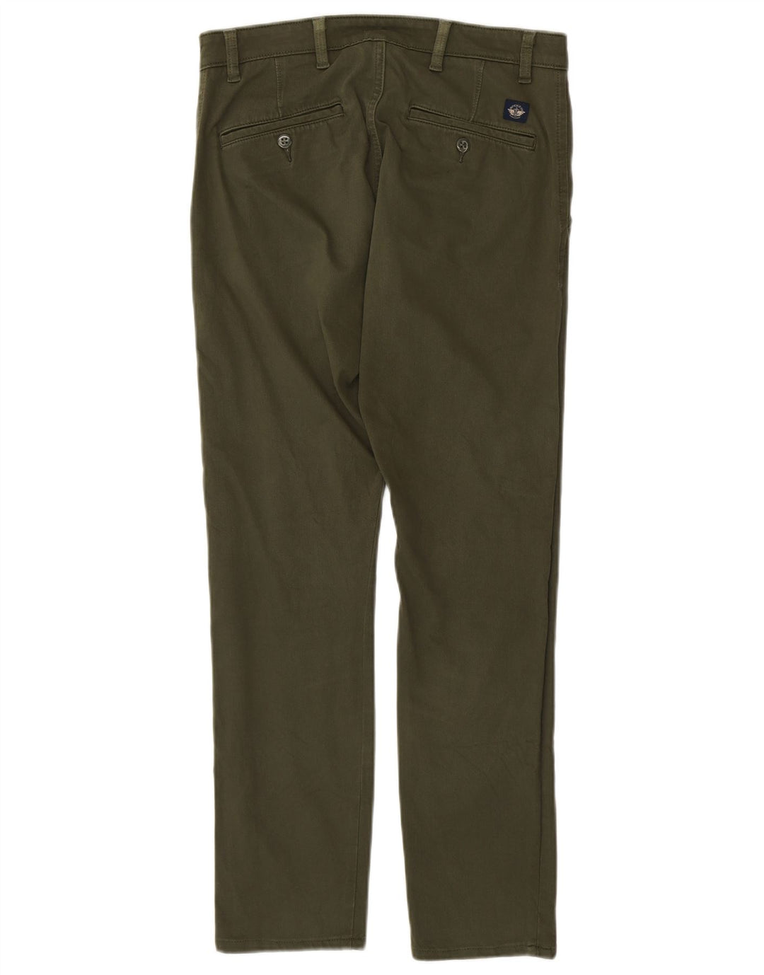 DOCKERS Pantalones chinos ajustados color caqui para hombre W30 L32 Algodón verde