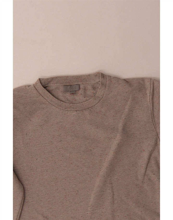 Cos Sudadera para mujer Jumper UK 14 Algodón moteado beige medio