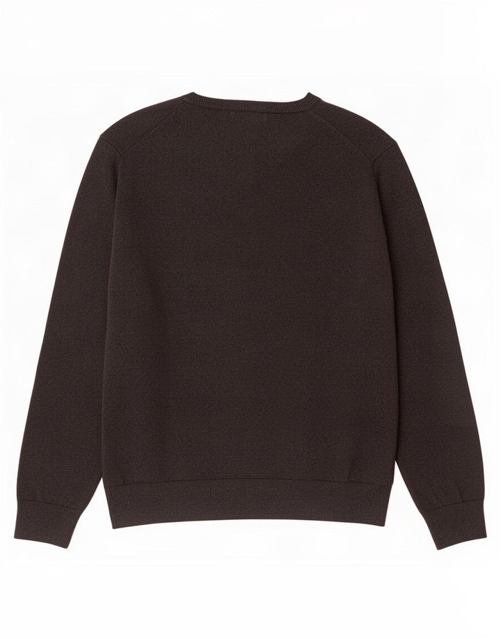 Marks & Spencer Jersey con cuello en V para hombre XL Algodón gris
