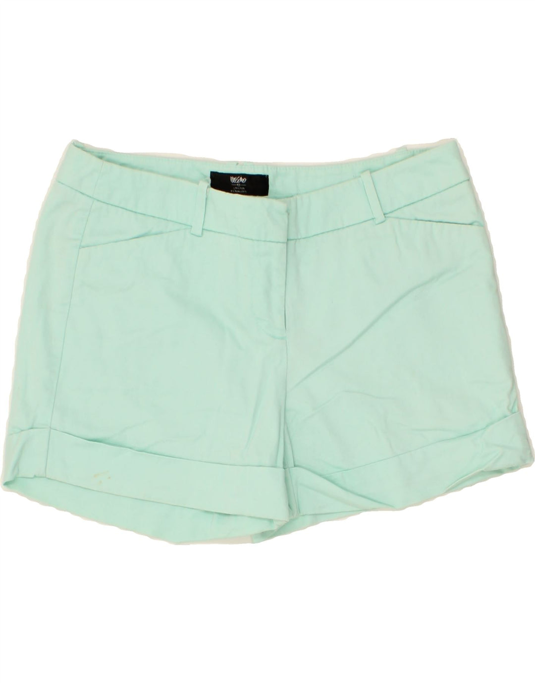 MOSSIMO Womens Stretch Casual Shorts US 6 Medium W30 Turquoise Cotton Vintage Mossimo and Second-Hand Mossimo from Messina Hembry 