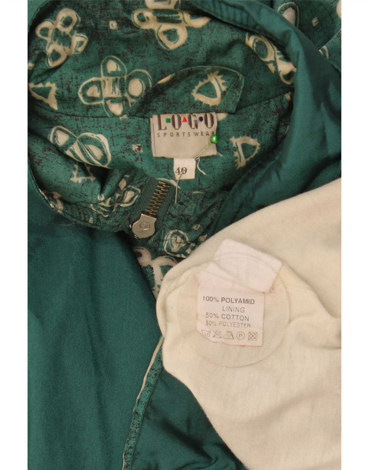 Logo Chaqueta impermeable para hombre Reino Unido 40 Grande Poliamida floral verde